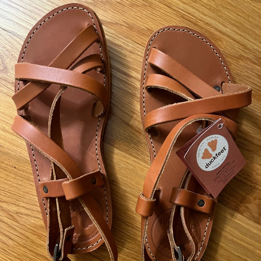 Bornholm sandals, brown, size 38